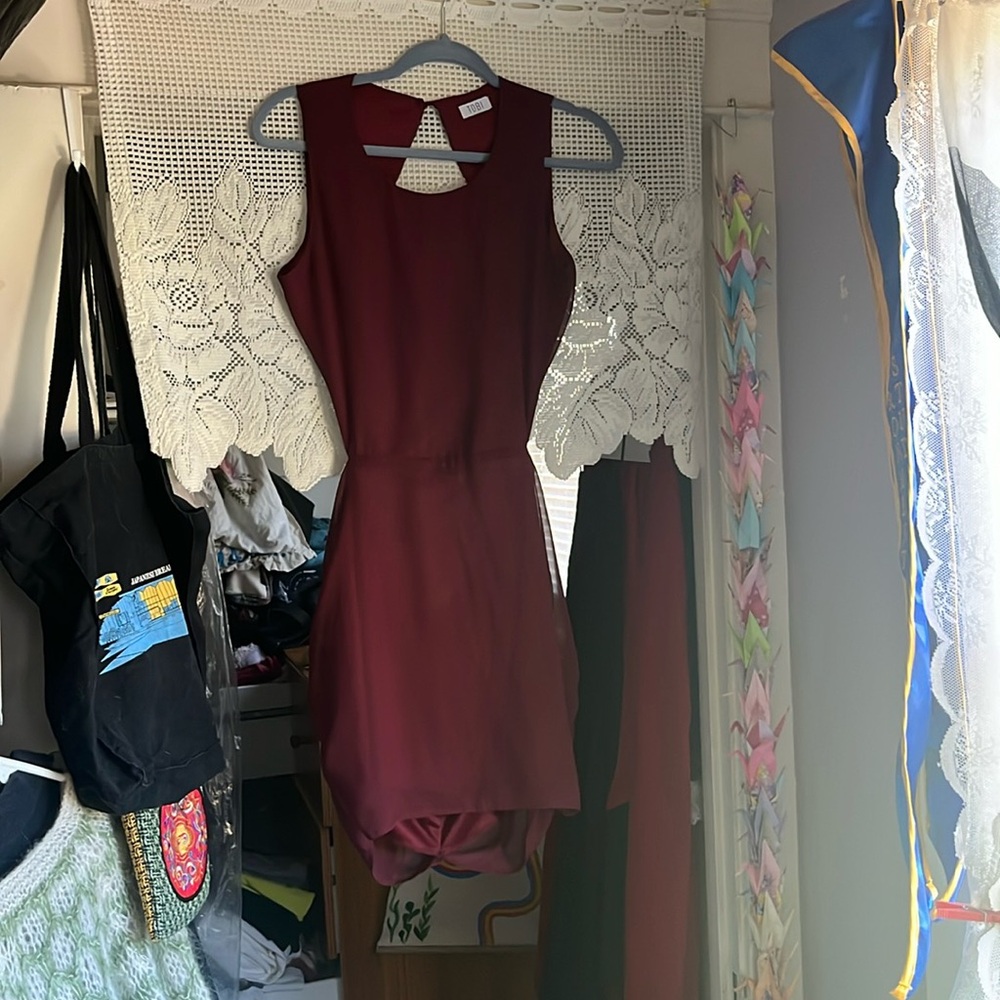 backless tobi minidress